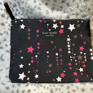 kate spade Black Star Cosmetic Bag